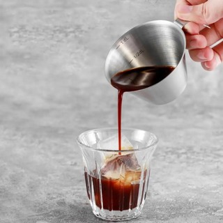Ly chia vạch đong pha cà phê Inox 100ml