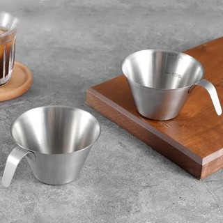 Ly chia vạch đong pha cà phê Inox 100ml