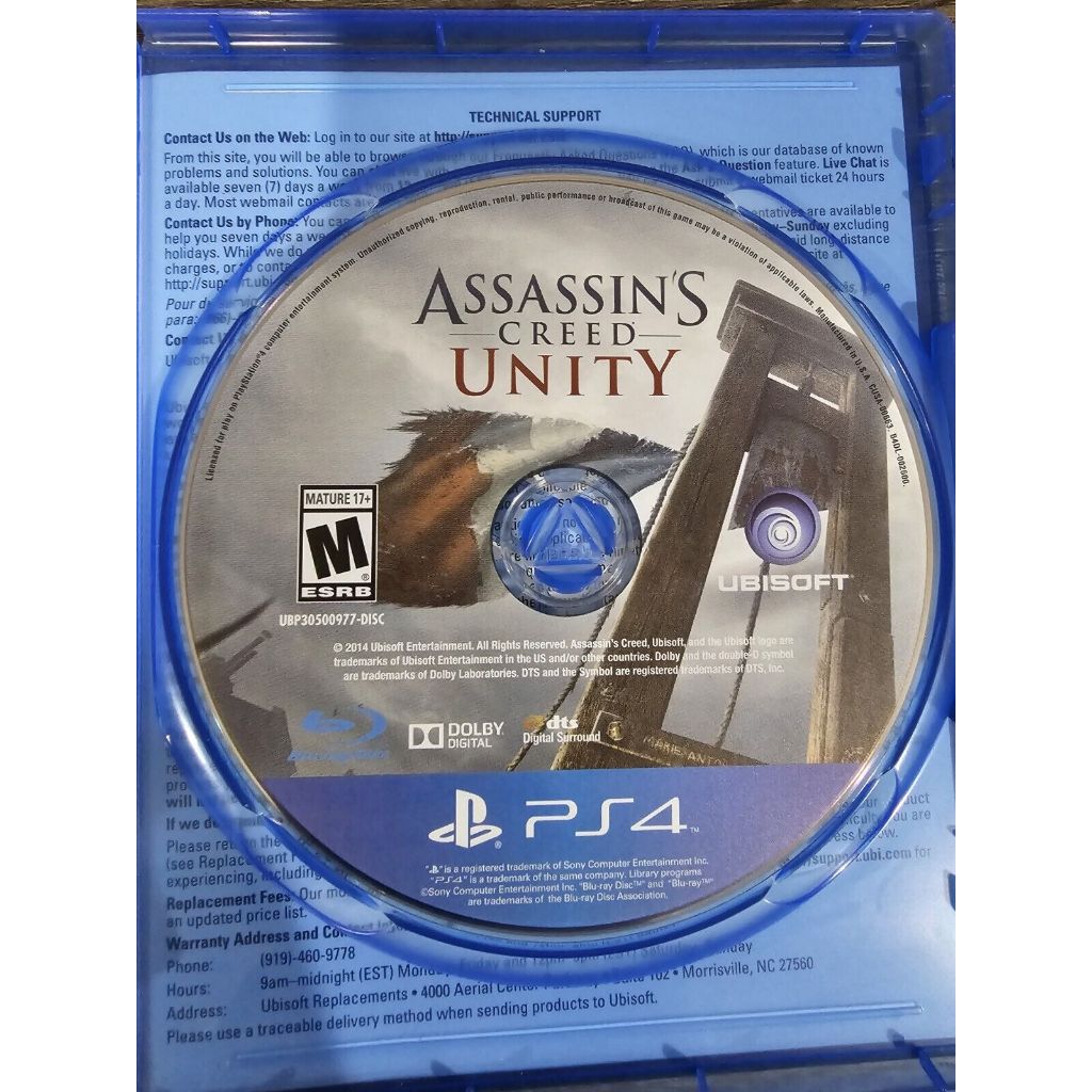 Game PS4 : Assassin's Creed Unity PS4