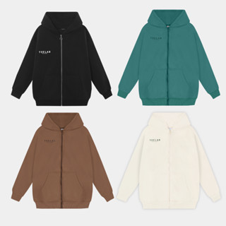 Áo Hoodie Zip Teelab Local Brand Form Oversize Unisex Basic Kéo Khóa HD036