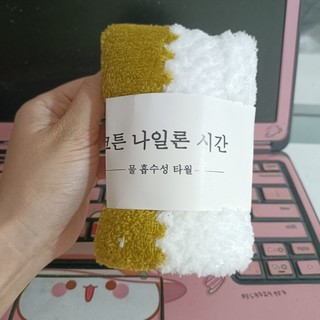 Khăn Mặt KẺ Gạo Hàn Quốc 50x30cm