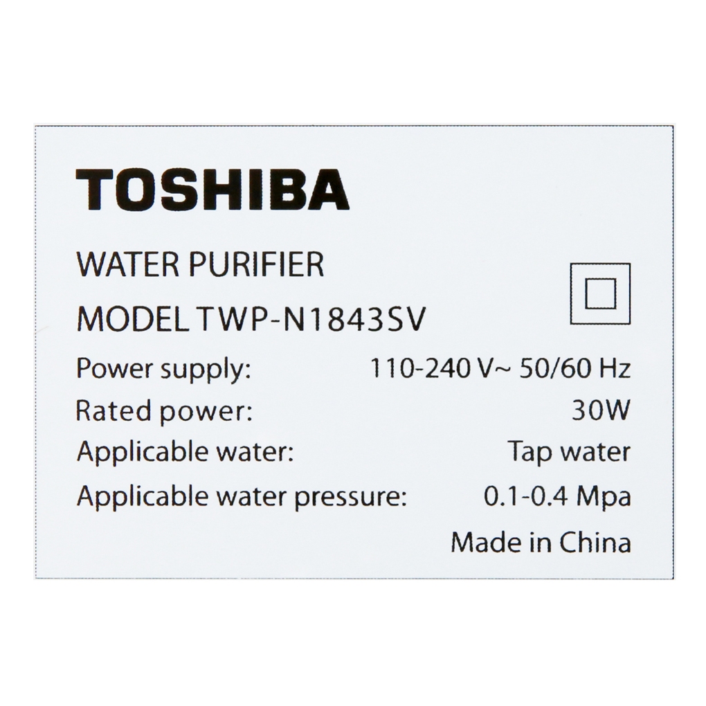 MÁY LỌC NƯỚC RO TOSHIBA TWP-N1843SV 3 LÕI 2019  | Giá xả kho