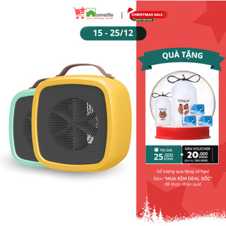 Quạt sưởi mini để bàn công suất 600W, làm nóng nhanh, toả nhiệt đều - Máy sưởi để bàn