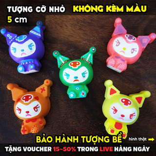 Tượng tô màu, KUROMI 2D, size S, tượng thạch cao Không kèm màu, tô tượng,