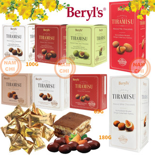 Kẹo Socola Beryl's Tiramisu Bọc Hạnh Nhân Có 4 Vị Socola - Malaysia