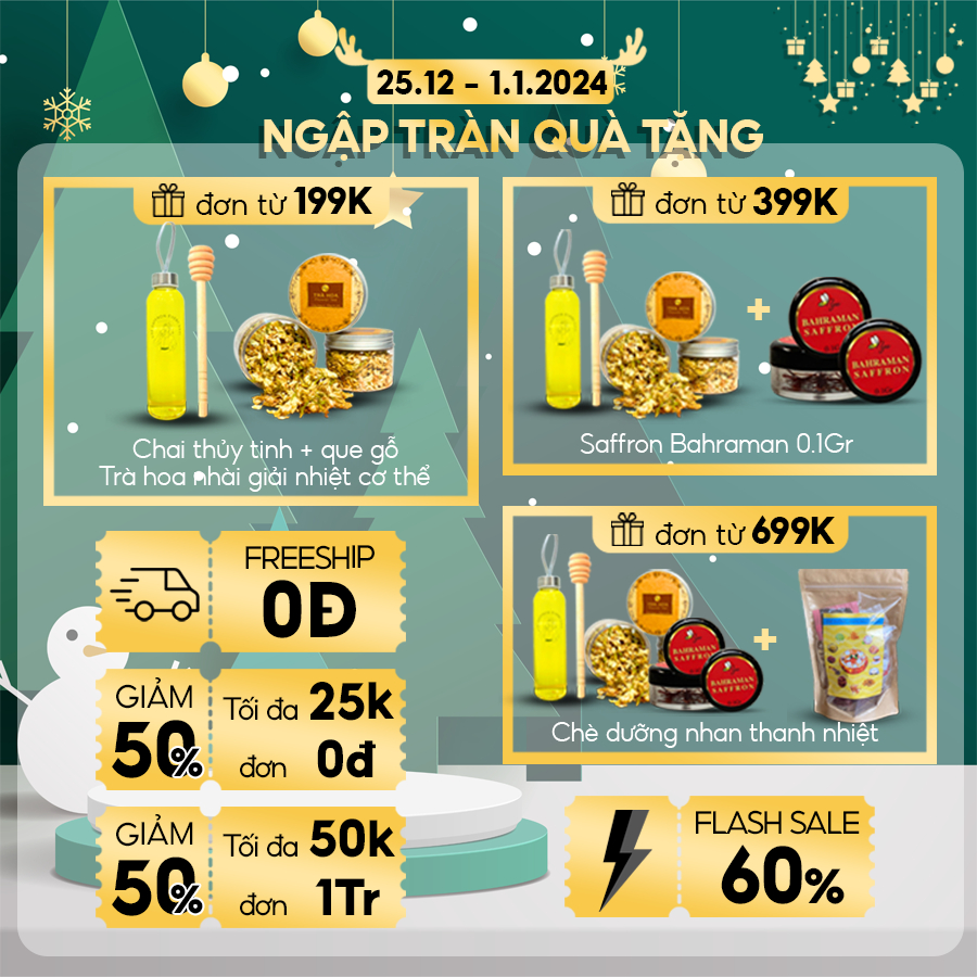 Saffron Nhụy Hoa Nghệ Tây Beebeauty chính hãng giúp ngủ ngon sâu giấc hộp 1gr