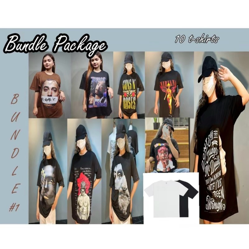 Áo thun unisex nam nữ phông rộng hình ngẫu nhiên