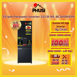 [GIAO HCM] Tủ lạnh Panasonic Inverter 322 lít NR-BC360WKVN