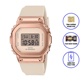 Đồng hồ casio nữ dây nhựa GSHOCK GM-S5600PG-4DR chính hãng