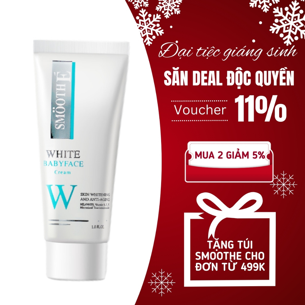 Smooth E VN - Kem Dưỡng Trắng Da Smooth E White Babyface Cream