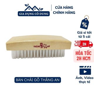 Bàn chải gỗ chà chân - bàn chải chà sàn, giặt đồ lông mềm thắng an