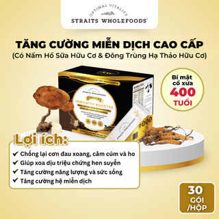  Bột pha uống Immunity Booster thương hiệu STRAITS WHOLEFOODS - 5g/gói