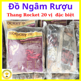 Đồ ngâm rượu rocket 1h thang ngâm rượu rocket 22 vị thảo dược ngâm rượu sấy khô bổ thận tráng dương tăng cường sinh lực