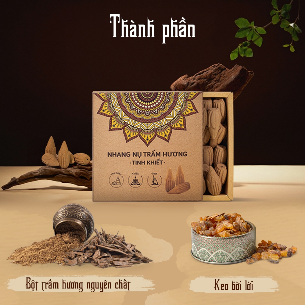 Nhang Trầm Hương An An Loại Cao Cấp 30cm, 40cm, nhang thơm tự nhiên giúp thư giãn, an toàn cho gia đình