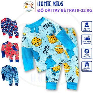 Đồ Bộ Bé Trai 9-22 Kg Set Quần Áo Trẻ Em Thun Borip Size Nhí In Hoạt Hình Game Hot Trend Đẹp Homie Kids