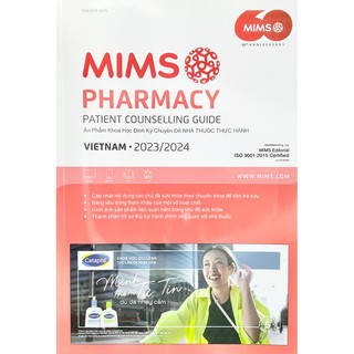 Sách - mims pharmacy mới nhất ấn phẩm khoa học định kì chuyên đề nhà thuốc tmos