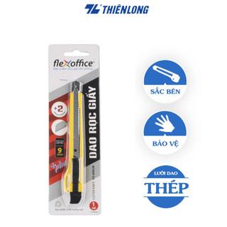 Dao rọc giấy Flexoffice FO-KN03B -9mm