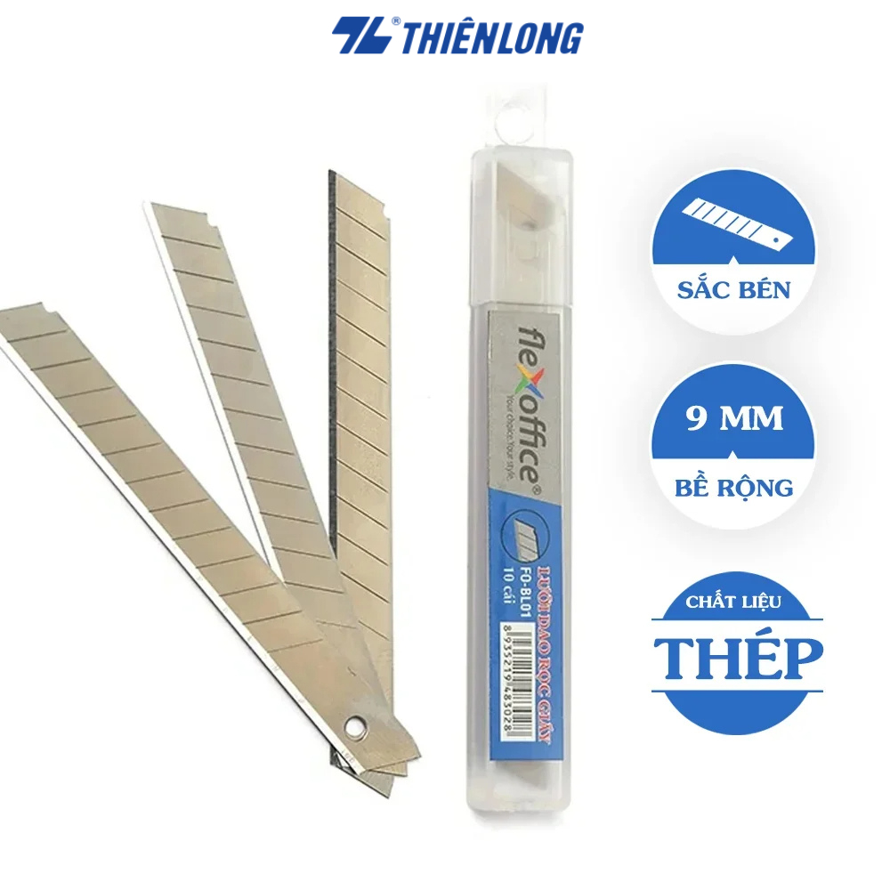 Lưỡi dao rọc giấy Flexoffice FO-BL01 - 9mm