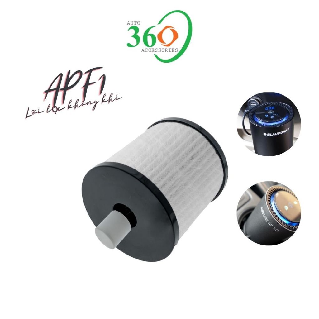 Lõi lọc không khí ô tô than hoạt tính Hepa H13 dành cho máy lọc không khí AP1.1 & AP1.0 Blaupunkt APF1