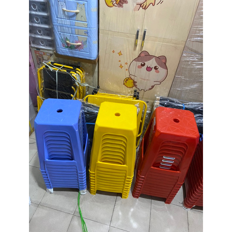 Combo10 ghế nhựa cao ,ghế đẩu cao combo5