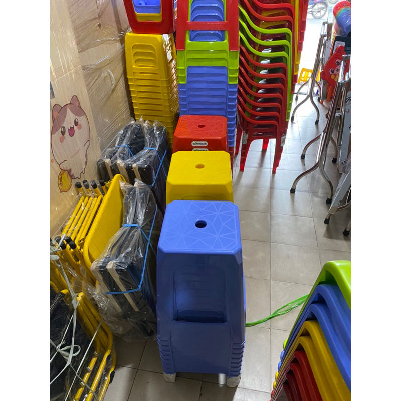 Combo10 ghế nhựa cao ,ghế đẩu cao combo5