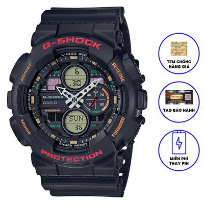 Đồng Hồ Casio Nam Dây Nhựa GSHOCK GA-140-1A4 Chính Hãng