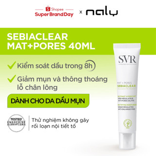 Kem dưỡng SVR Sebiaclear Active Gel và Sebiaclear Mat Pores
