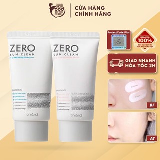 Kem Chống Nắng, Bảo Vệ Da Hiệu Quả Romand Zero Sun Clean SPF50+/PA++++ 50g