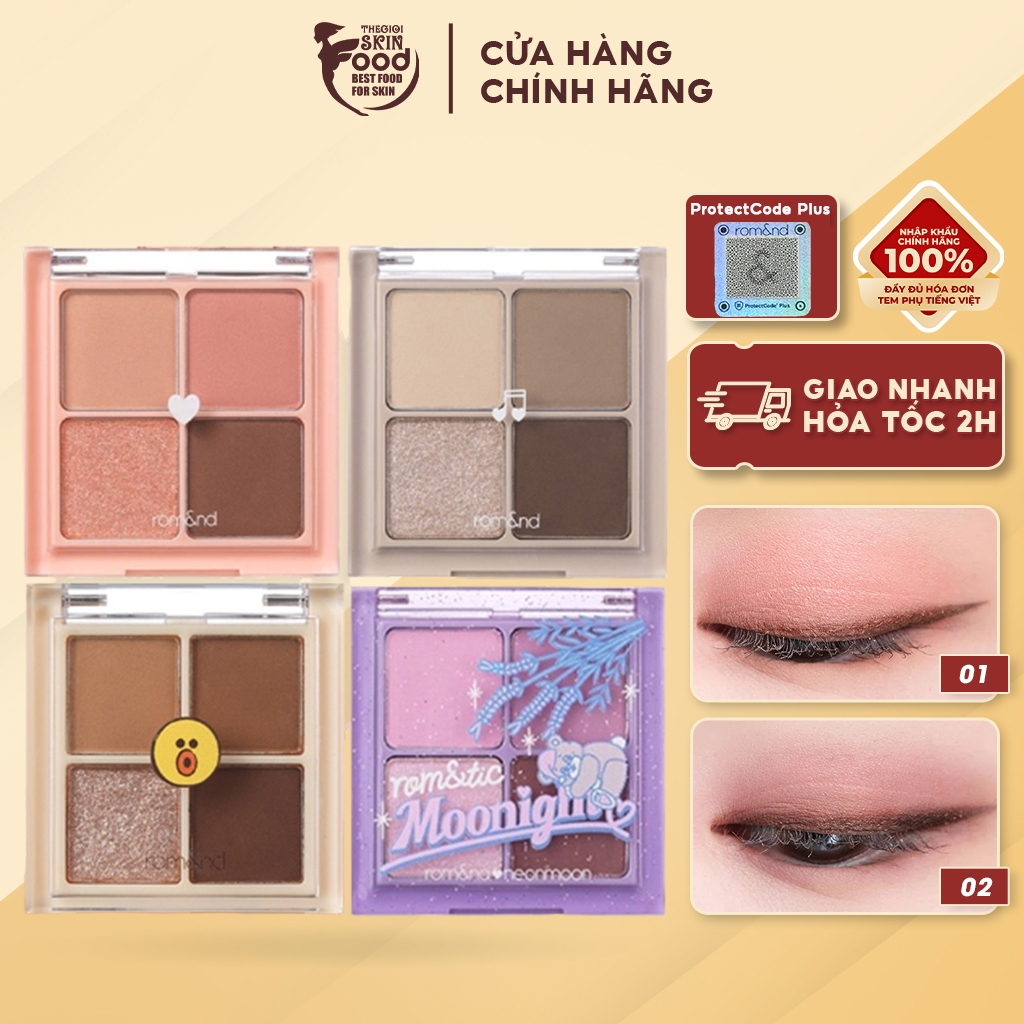 Bảng Phấn Màu Mắt 4 Ô Romand Better Than Eyes 6.5g