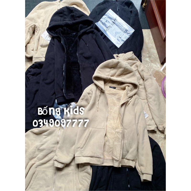 Áo Khoác Nỉ Băng Lông Nam Lót Cừu Basic Topten Man