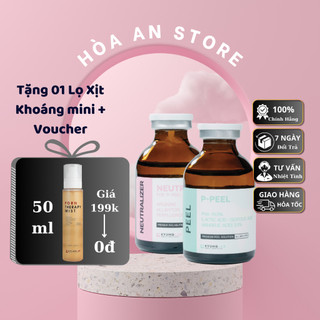 Set peel da KyungLab P-Peel + Neutralizer thay da sinh học, tái sinh nuôi dưỡng làn da toàn diện Hoaanstore