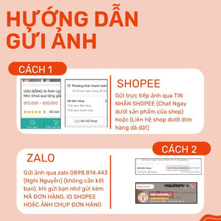 ẢNH IN THÊM GẮN GẤU (Chỉ mua kèm gấu)