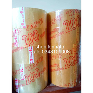 Băng keo trong băng keo đục đóng thùng 200yar cây 6 cuộn