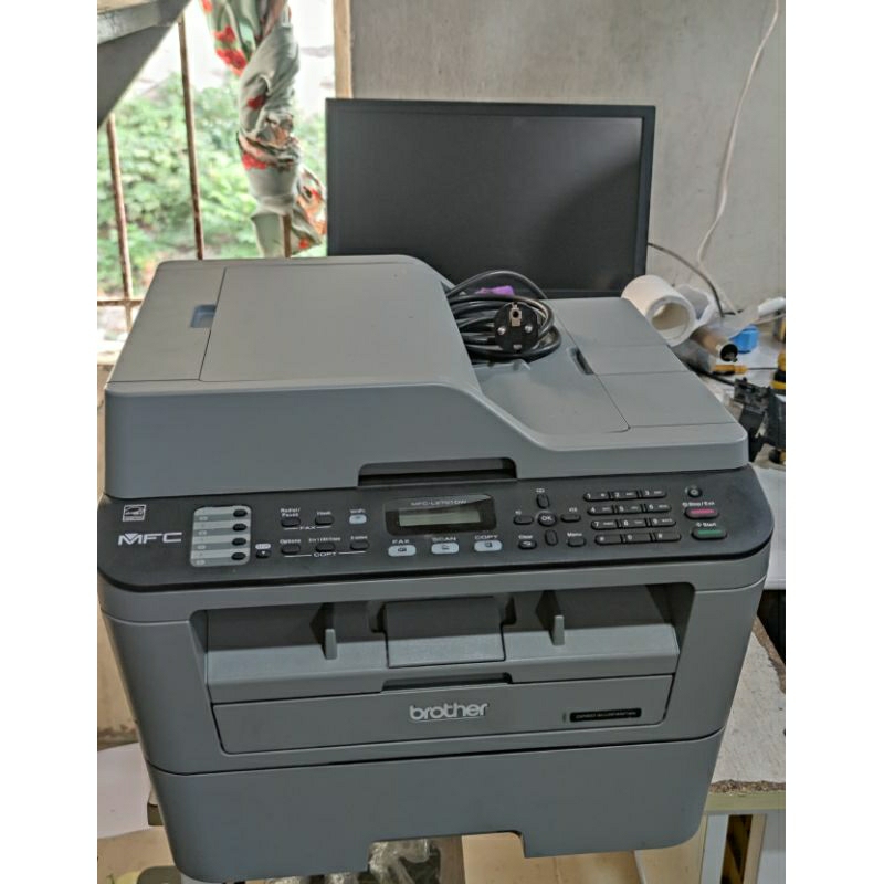 Máy in đa năng BROTHER MFC-2701DW in 2 mặt, photo, scan ADF ,WIFI + TẶNG KÈM CÁP IN, MỰC MỚI, RAM GIẤY A4 500 TỜ