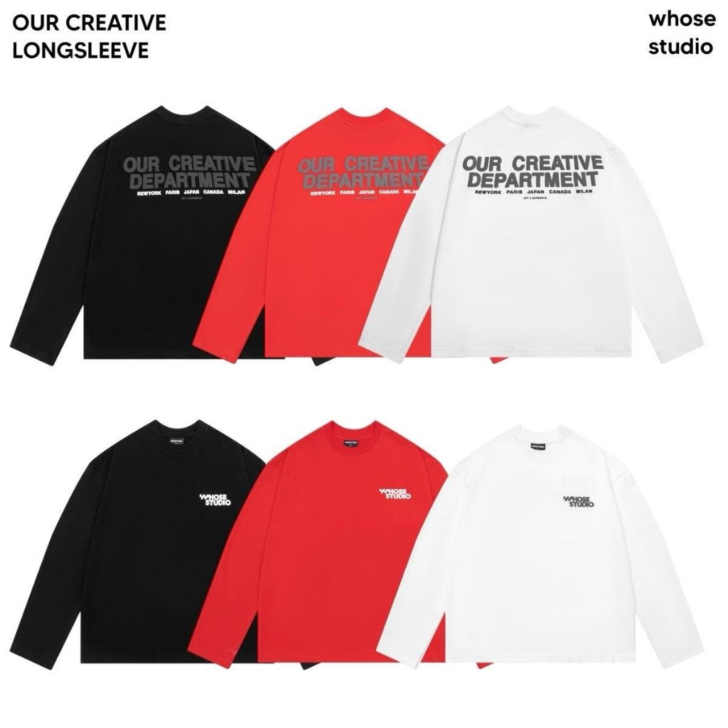 OUR LONGSLEEVE TSHIRT - Áo thun tay dài in phồng