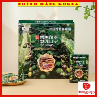 Nước bổ gan đông trùng hạ thảo hàn quốc SMS Bio, hộp 30 gói - Tăng đề kháng gan, thải độc cơ thể, tranglinh