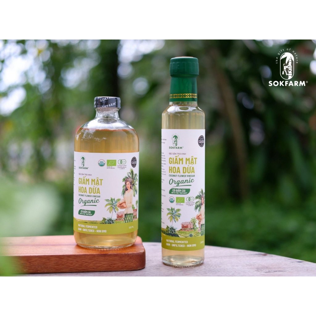 GIẤM MẬT HOA DỪA - ĐẶC SẢN TRÀ VINH 180G  COCONUT FLOWER VINEGAR