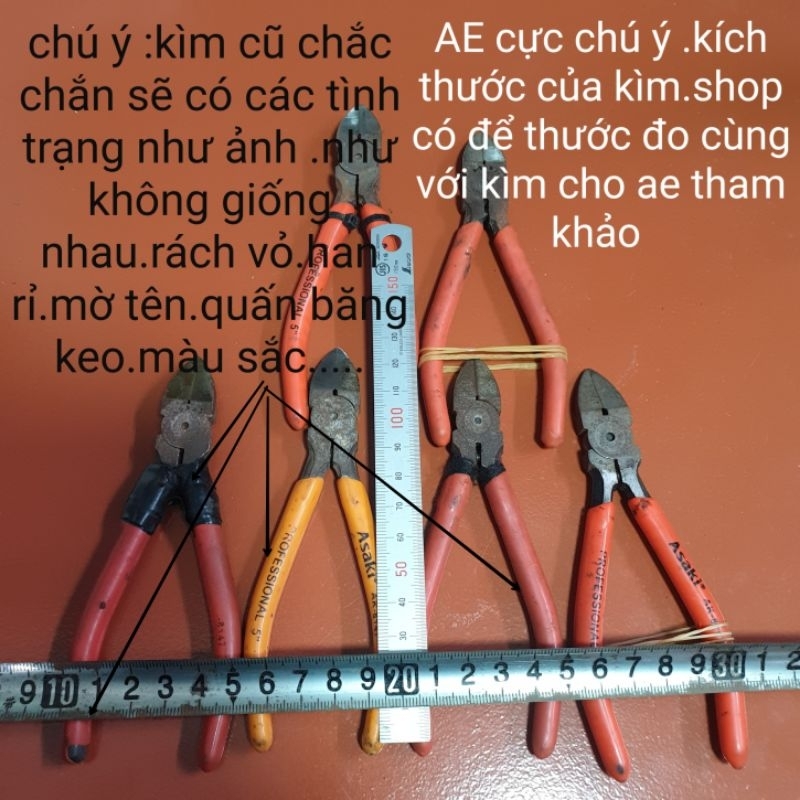 Kìm cắt asaki.barker bãi cũ .đã qua sử dụng