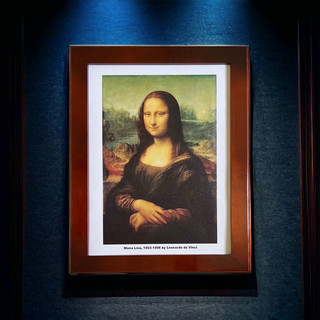 Khung tranh canvas The Masterpieces NCFRAME - Tác phẩm "Nàng Monalisa" của Leonardo da Vinci