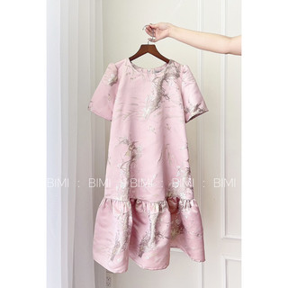 ĐẦM GẤM HOA TIẾT - BIMI
