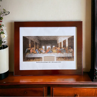 Khung tranh canvas The Masterpieces NCFRAME - Tác phẩm "Bữa tiệc ly " Leonardo da Vinci