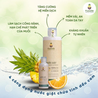 Nước rửa chén Fuwa3e 500ml, 100ml