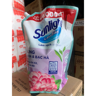 Nước lau sàn Sunlight hương hoa hạ túi 3,6kg