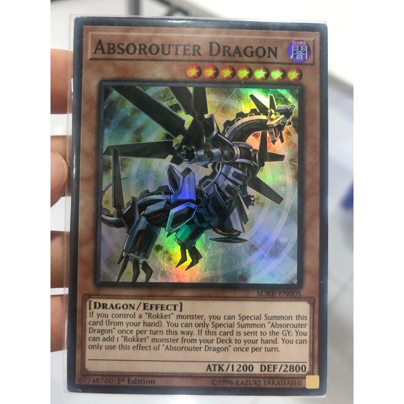 Thẻ bài Absorouter Dragon - SDRR-EN005 - Super Rare 1st Edition