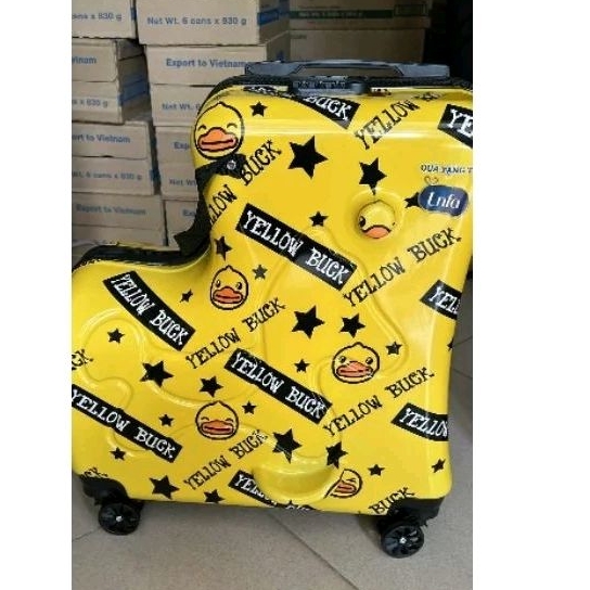 Vali kéo ngồi trẻ em vịt vàng yduck xin xò 20inh vbcare hkm enfa🌹🌹 freeship 🌹🌹 hkm enfa