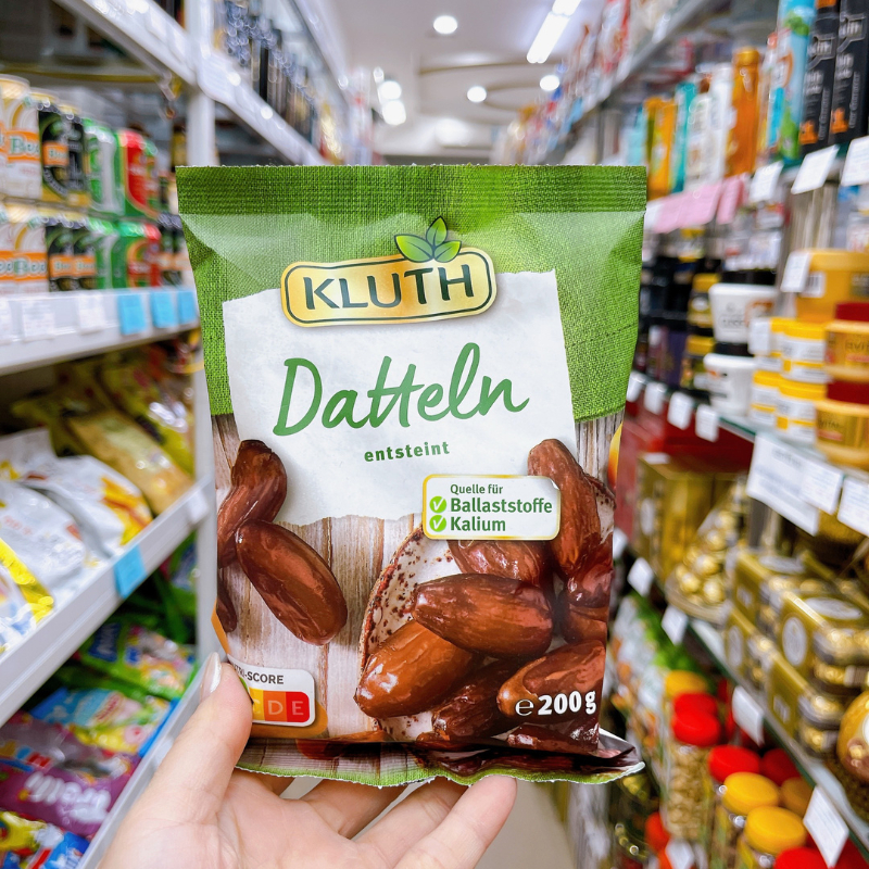 Chà là sấy khô Kluth Datteln 500g / 200g - Nội địa Đức