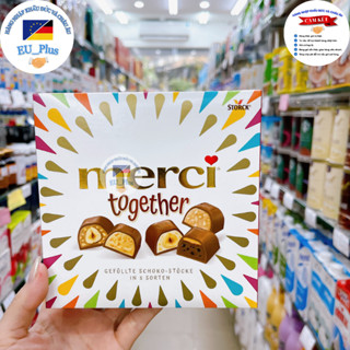 Kẹo Socola Storck Merci together 175g (Đức) hạn T6.24
