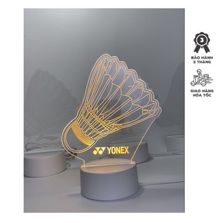 Lưu niệm cầu lông Đèn led khắc 3 chế độ màu logo Yonex