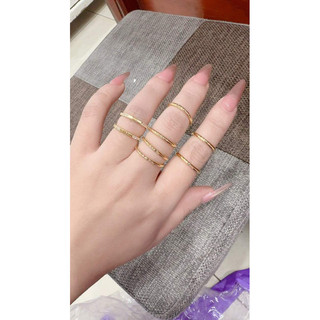 nhẫn tròn trơn dày dặn
