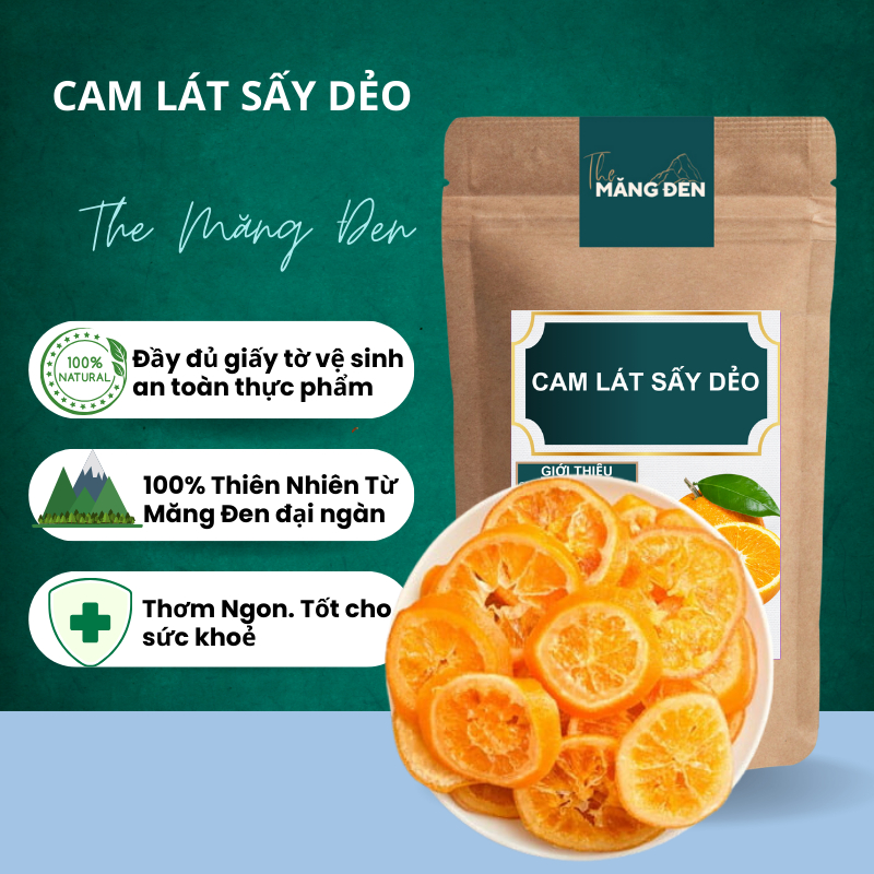 Cam Lát Sấy Dẻo Không Đường The Măng Đen 250g Đặc Sản Măng Đen Kon Tum